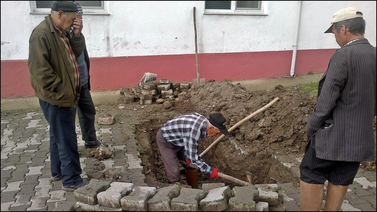 Çan Doğaca Köyü\'nde Su ve Kanalizasyon Alt Yapı Çalışması