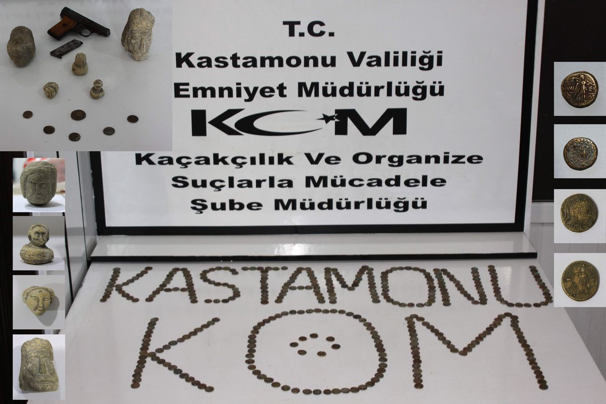 Kastamonu\'da Tarihi Eser Operasyonu