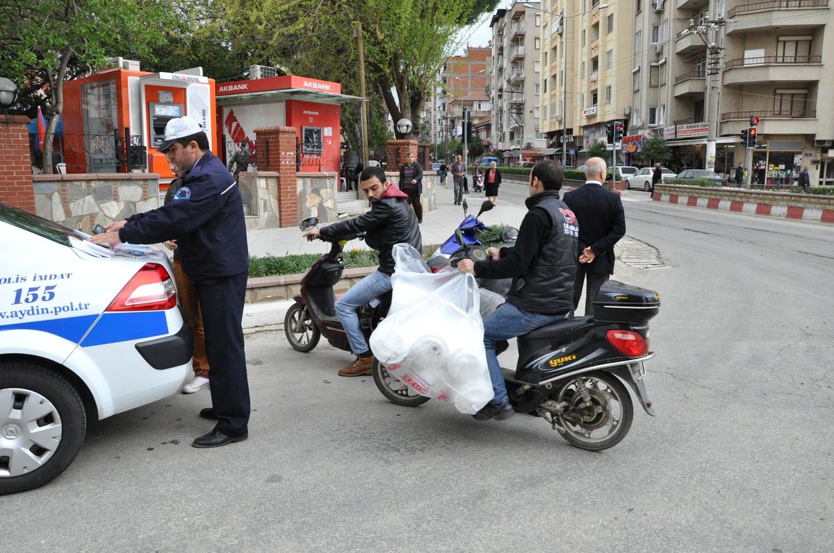 Nazilli\'de Motosiklet Kontrolleri Artırıldı