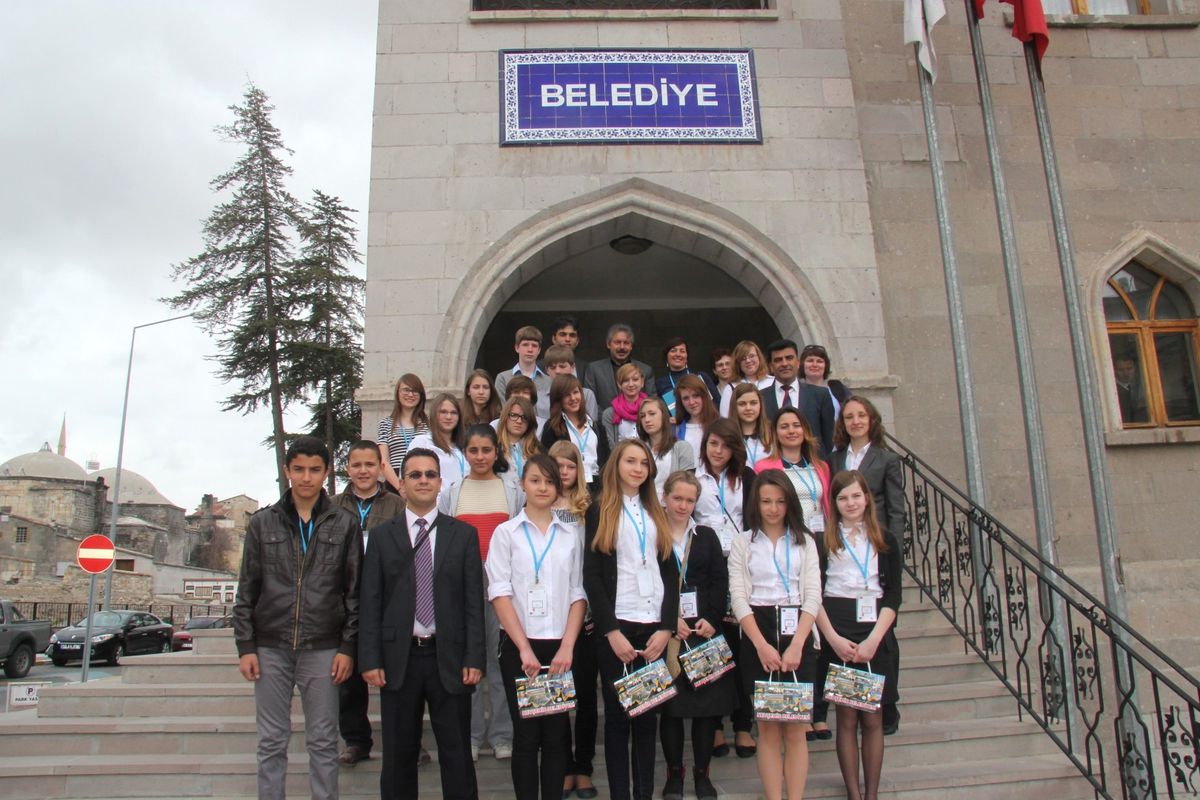 Polonyalı Öğrenciler Nevşehir Belediyesi\'nde
