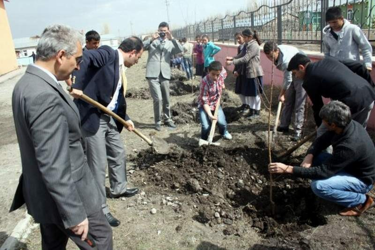 Selim Kaymakamlığı\'nca Camilere Meyve Ağacı Dağıtıldı