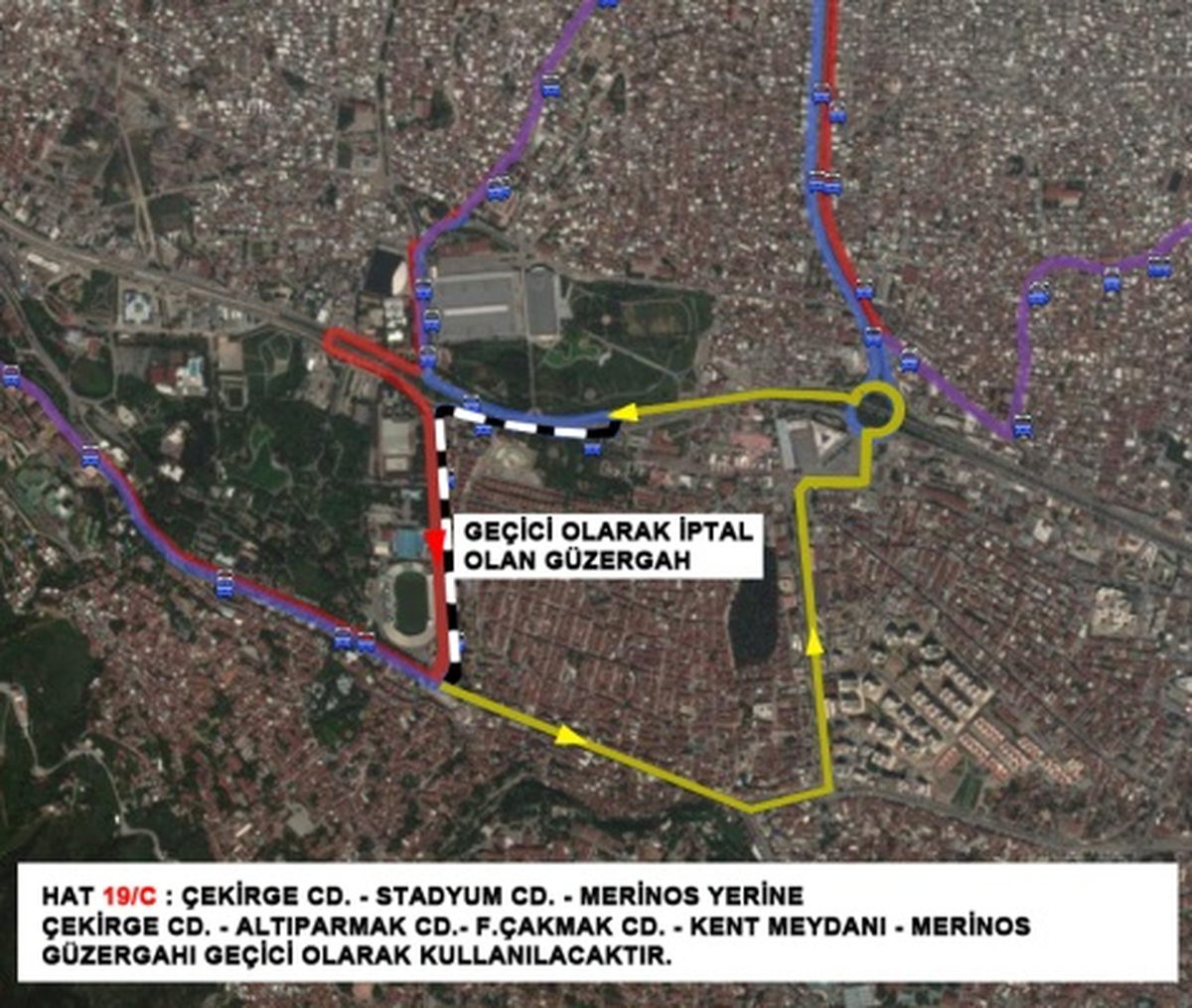 Damstadt – Stadyum Caddesi Kesişimi Trafiğe Kapanıyor