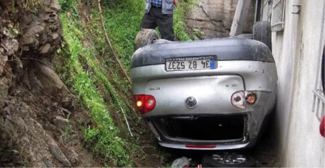 Park Etmeye Çalışırken 15 Metreden Uçtu