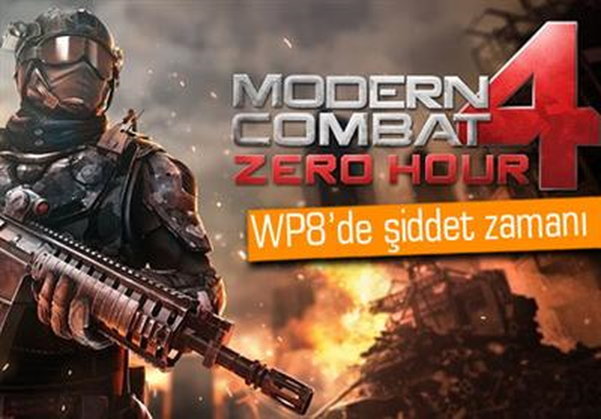 Modern Combat 4, Windows Phone 8 İçin Bugün Çıkıyor
