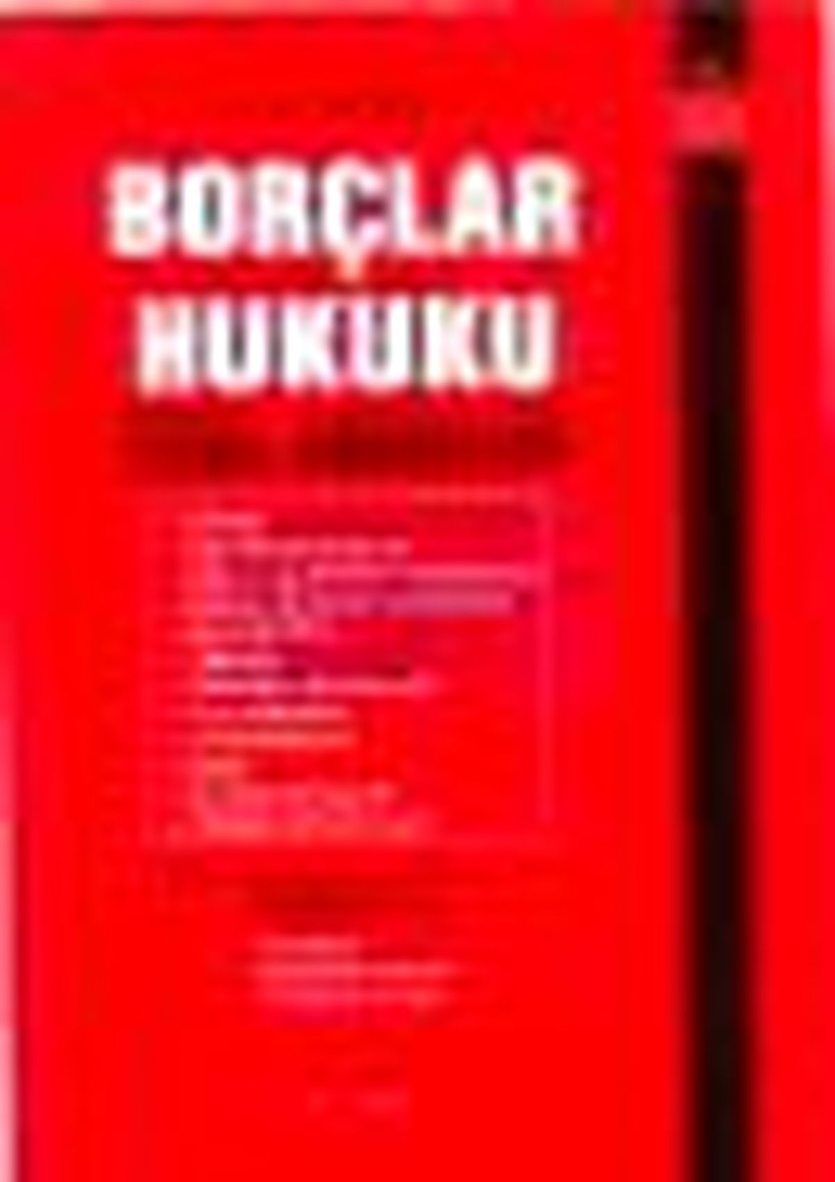 2013 Borçlar Hukuku - Genel Hükümler Kitabı