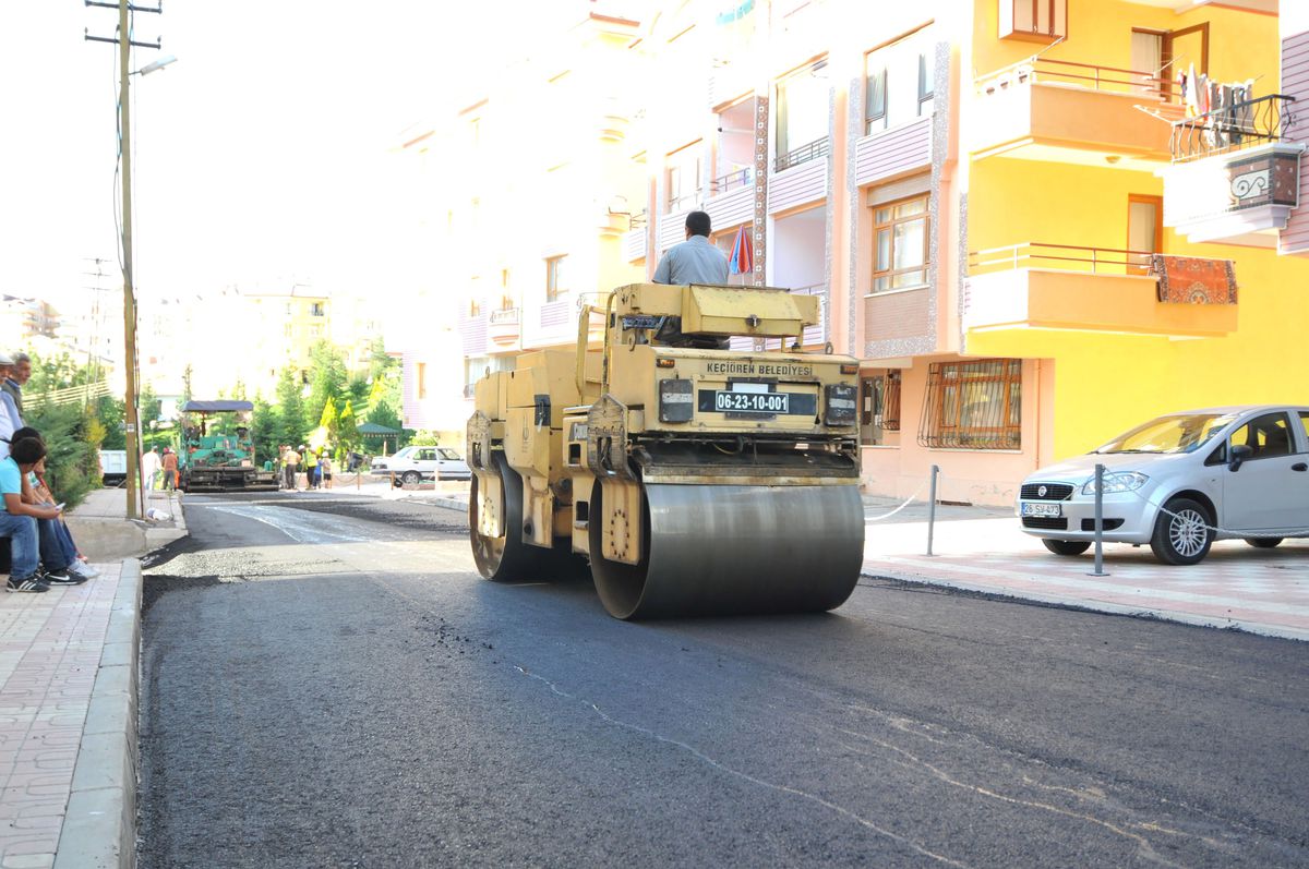 Keçiören Belediyesi 1 Milyon 67 Bin 727 Ton Asfalt Döktü