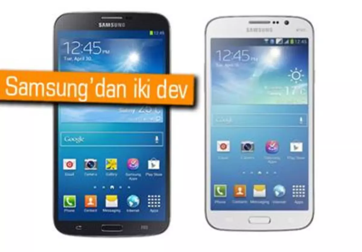 Samsung, Galaxy Mega 6.3 ve Mega 5.8\'i Resmi Olarak Duyurdu