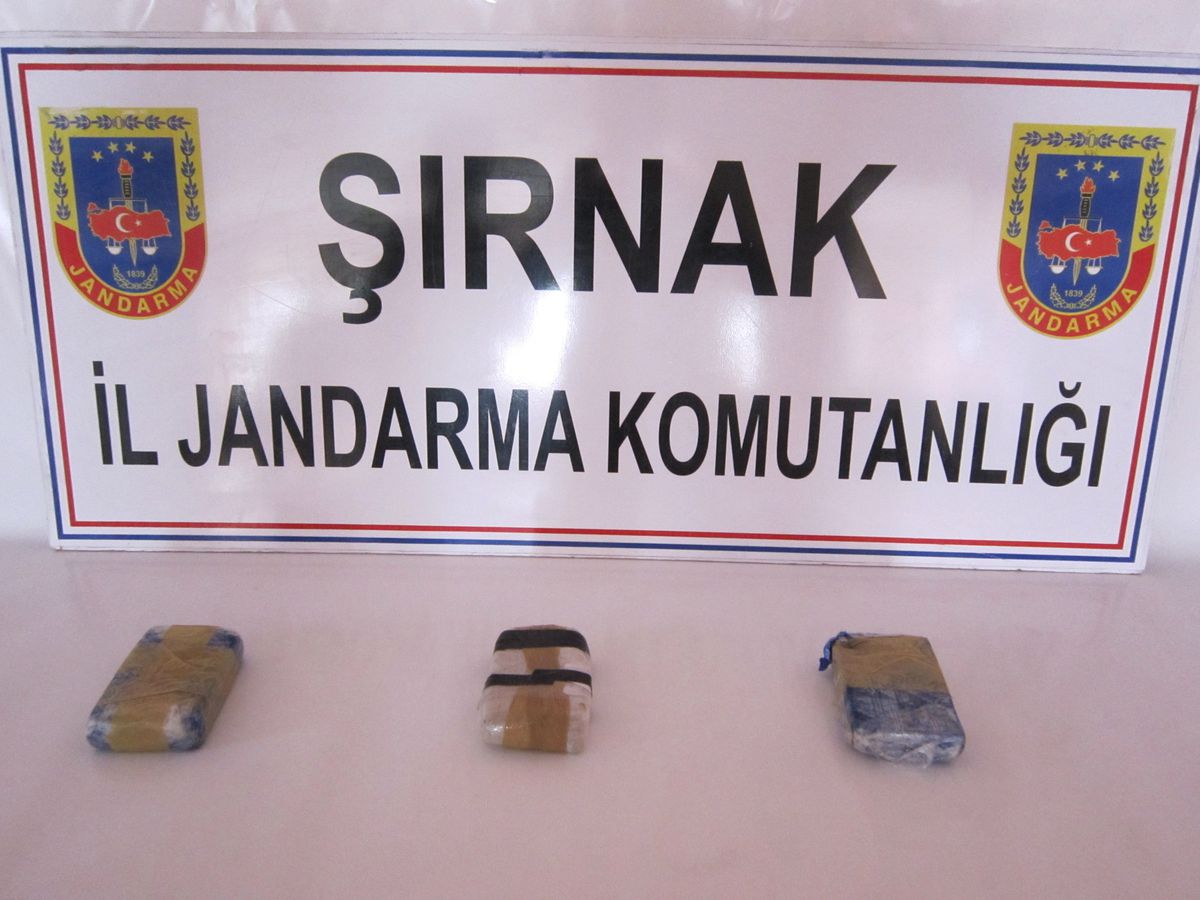 Şırnak\'ta 1 Kilo 490 Gram Eroin Ele Geçirildi