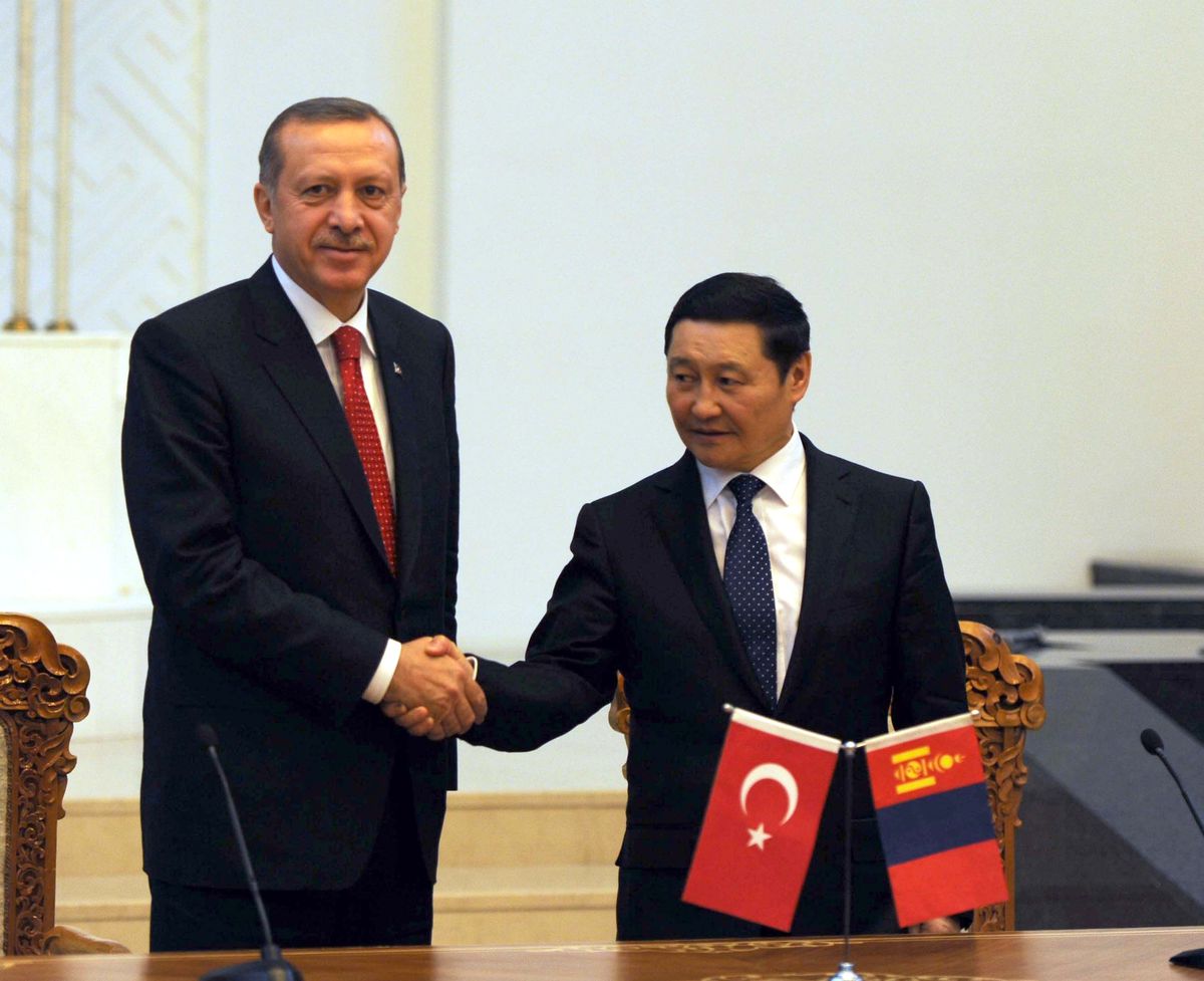 Başbakan Erdoğan, Moğolistan\'dan Ayrıldı