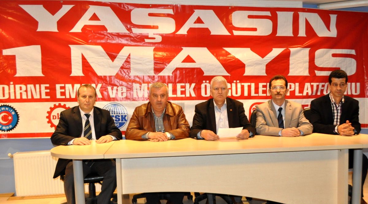Edirne Emek ve Meslek Örgütleri Platformu\'ndan 1 Mayıs Çağrısı