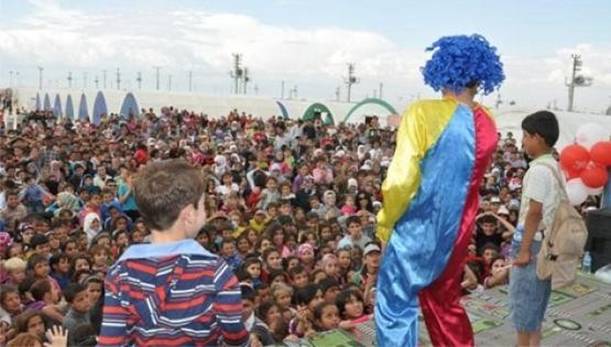 Malatyalı Tiyatroculardan Suriyeli Çocuklara Gösteri