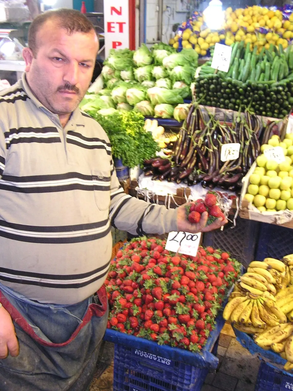 Vatandaş Ucuz Çilek Yesin Diye