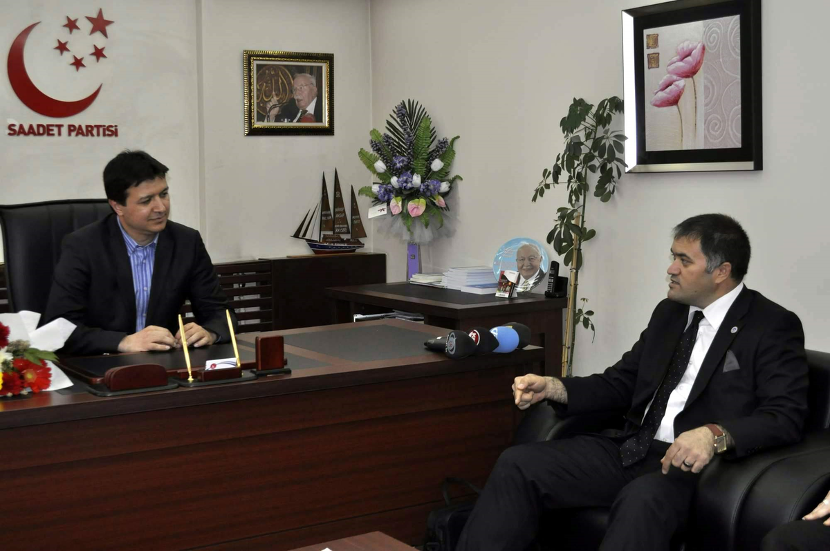 Emniyet-Sen Kayseri Şubesi Saadet Partisi Kayseri İl Başkanlığını Ziyaret Etti