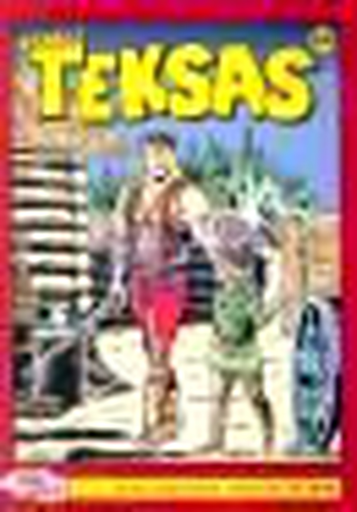Teksas (Renkli) Nostaljik Seri Sayı: 14 Kitabı