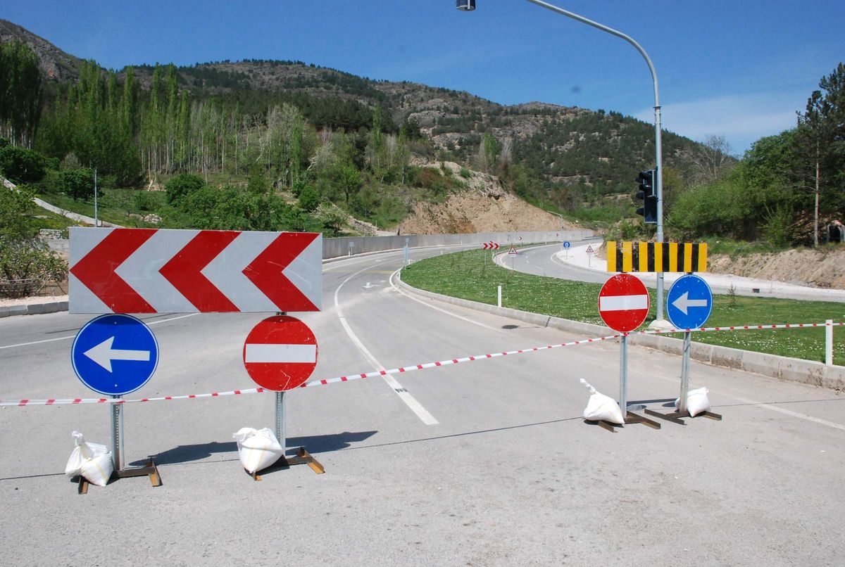 Tokat Çevre Yolu Trafiğe Kapatıldı