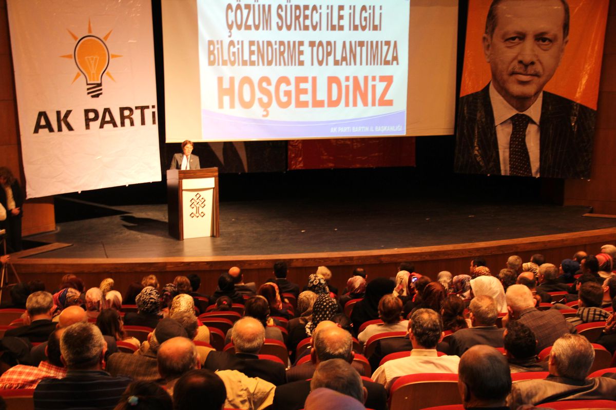 Bahçekapalı, Çözüm Sürecini Bartın Halkına Anlattı