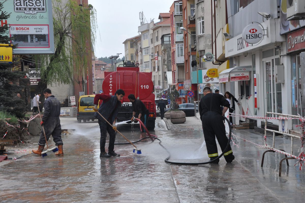 Bolu\'da Kent Merkezi Trafiği Rahatlıyor