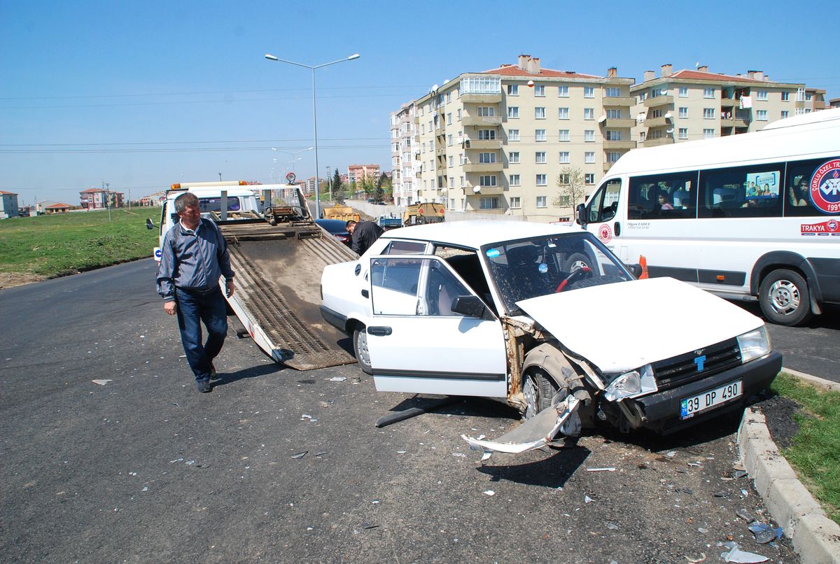 Çorlu\'da Kaza 1 Yaralı