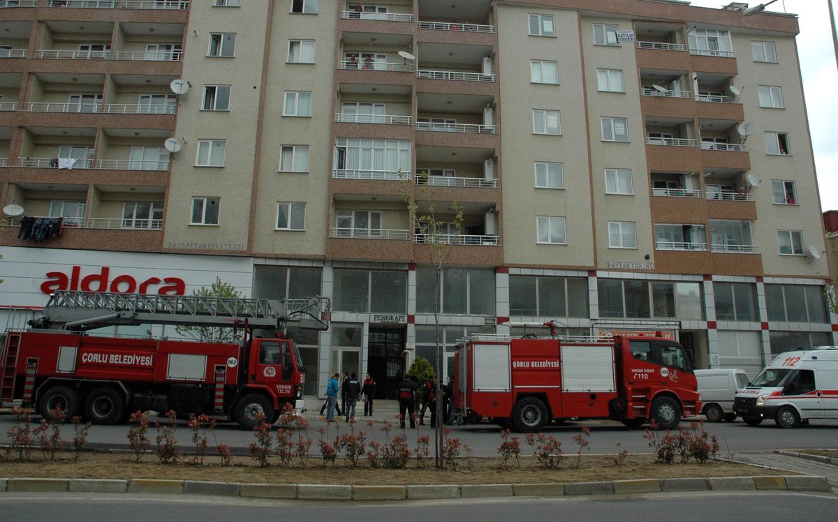 Çorlu\'da Yangın