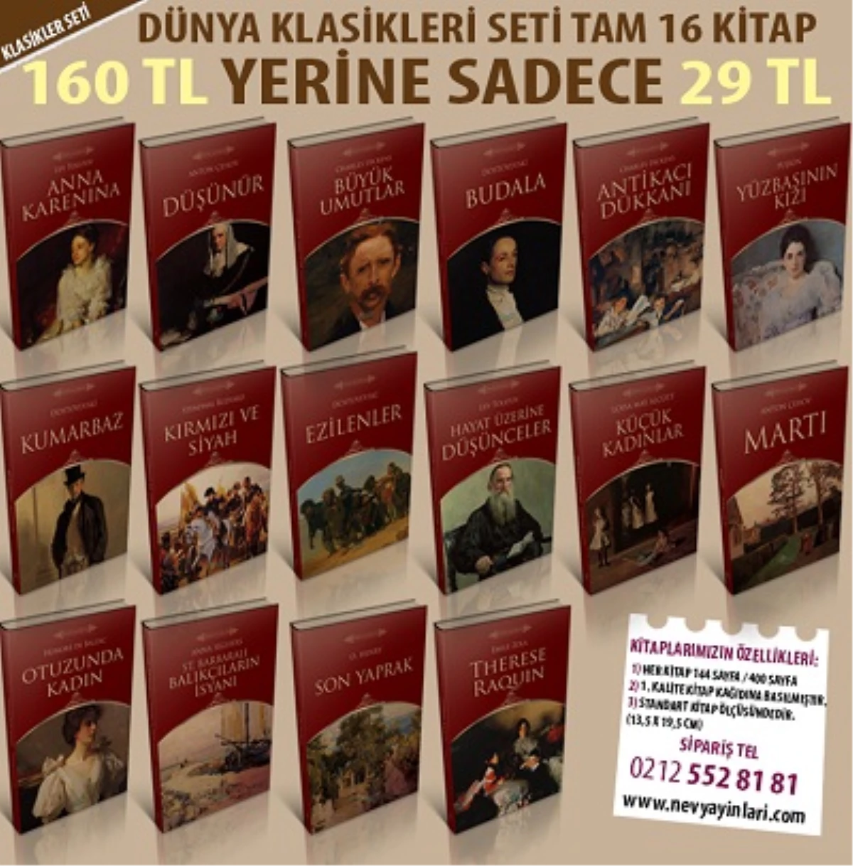 Muhteşem Setler 169 Lira Yerine 29 Lira