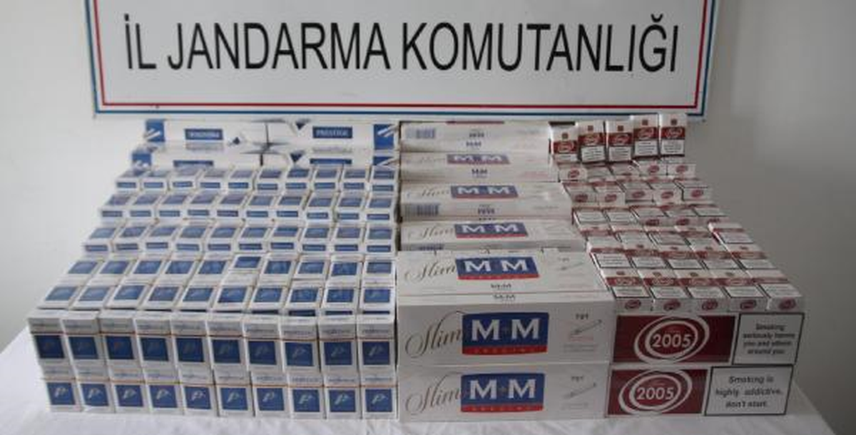 Denizli\'de 3 Bin 461 Paket Kaçak Sigara