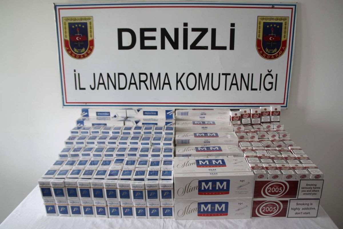 Denizli\'de Kaçak Sigara Ele Geçirildi