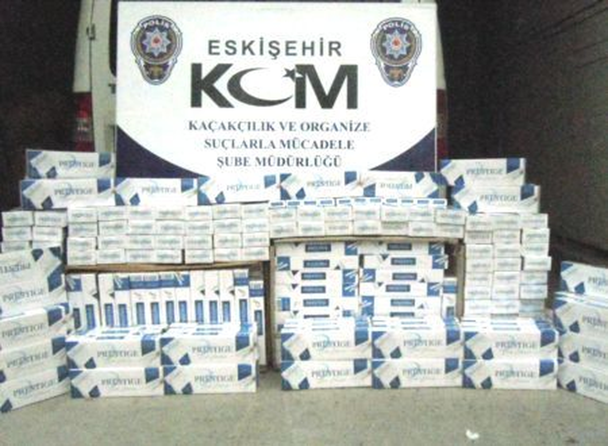 Eskişehir\'de Kaçak Sigara Operasyonu