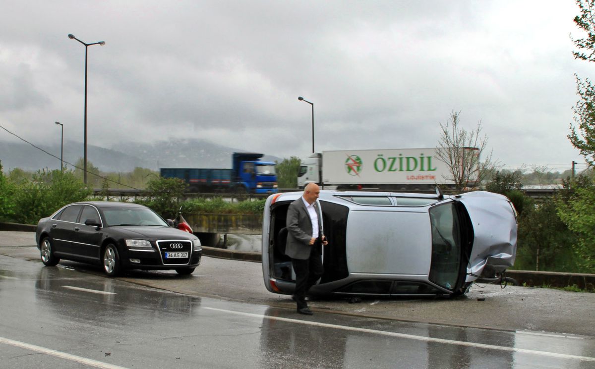 Sakarya\'da Trafik Kazası