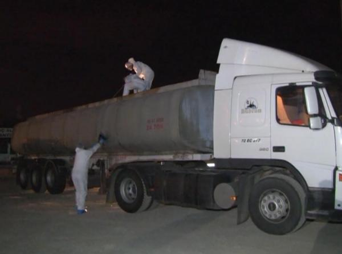 Tankerin Yakıt Tankının İçinde 56 Kilo Esrar