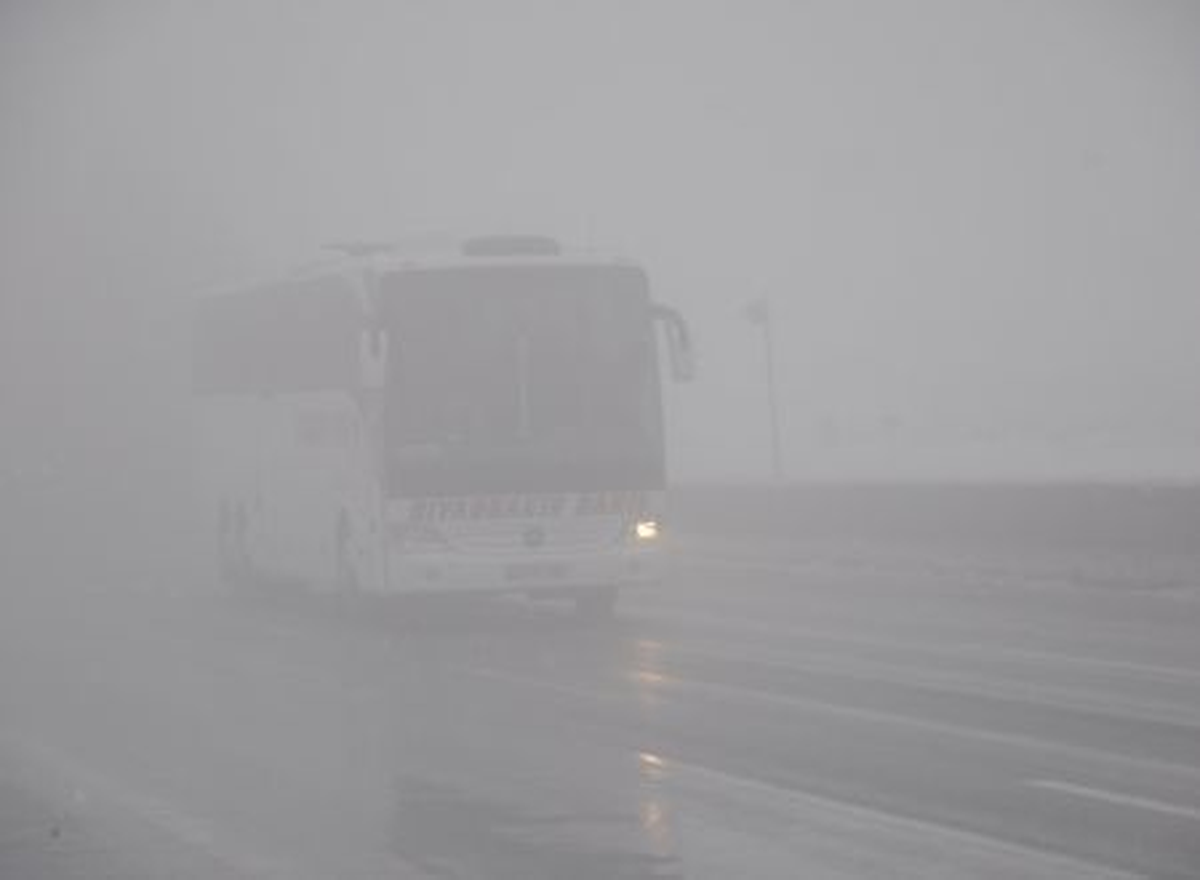 Bolu Dağı\'nda Yoğun Sis