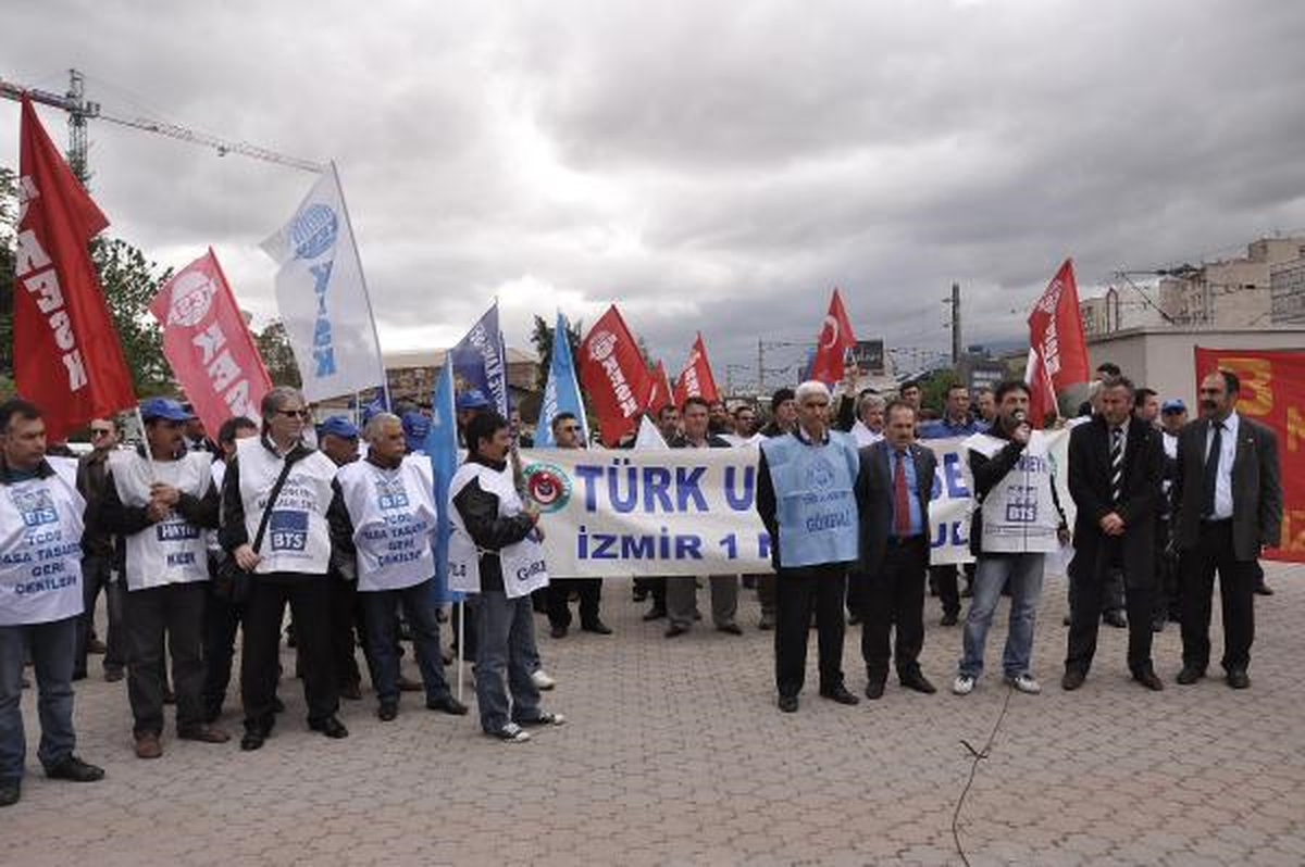 Demiryolu Çalışanlarından Bir Günlük İş Bırakma Eylemi
