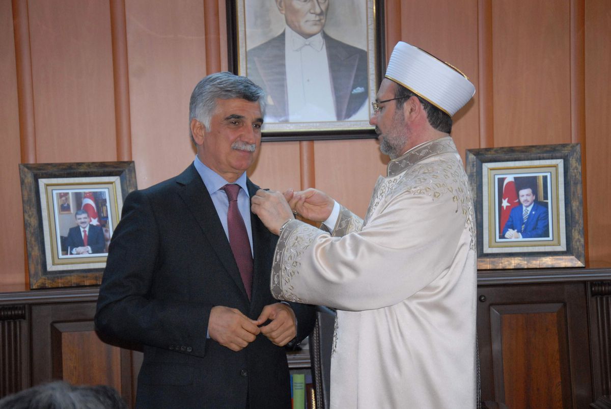 Diyanet İşleri Başkanı Görmez\'den Başkan Büyükaslan\'a Ziyaret