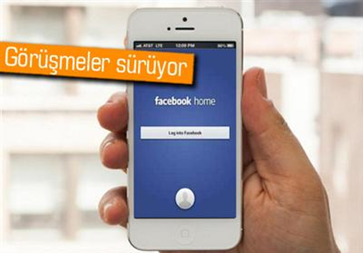 Facebook, Apple ve Microsoft\'la Facebook Home İçin Konuşuyor