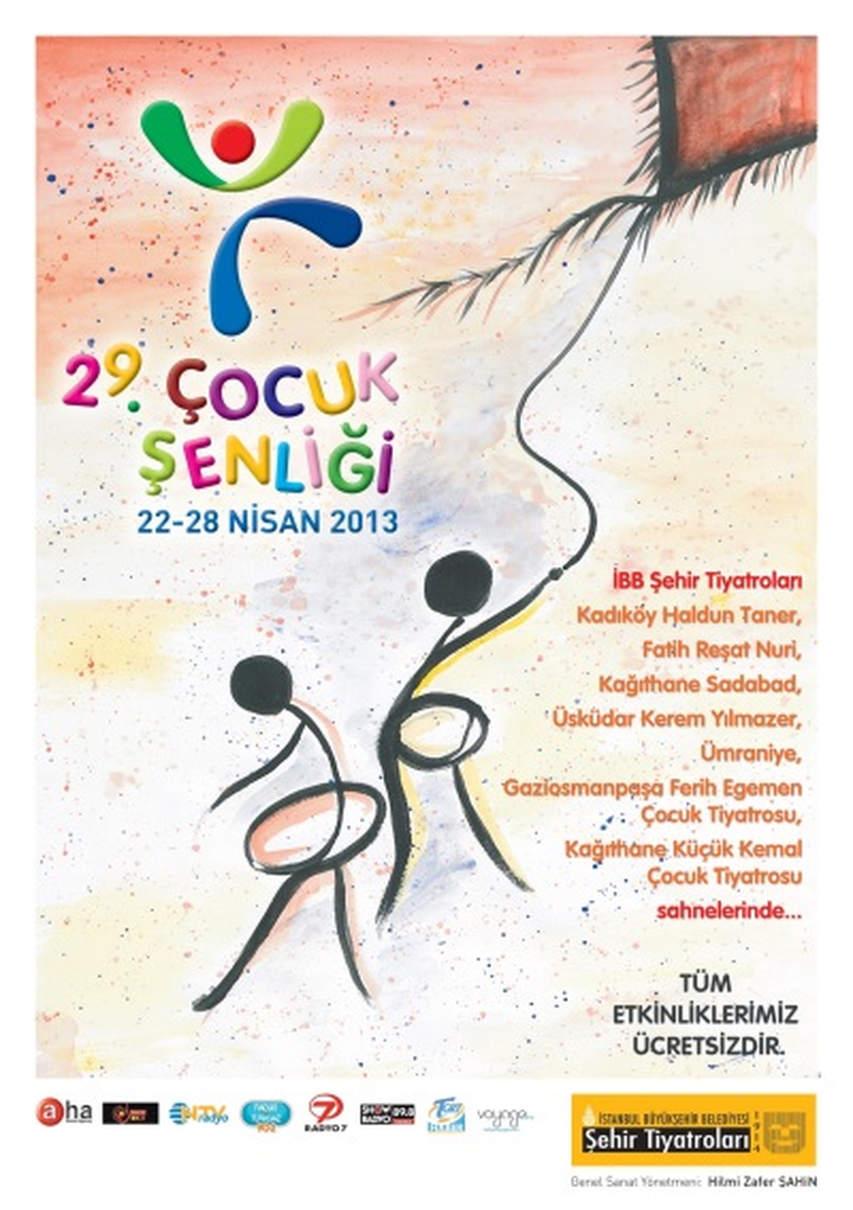 İBB Şehir Tiyatroları 29. Çocuk Şenliği Başlıyor