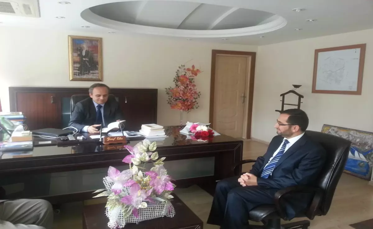 Müftü Özmet'ten Kaymakam Cıbır'a Ziyaret