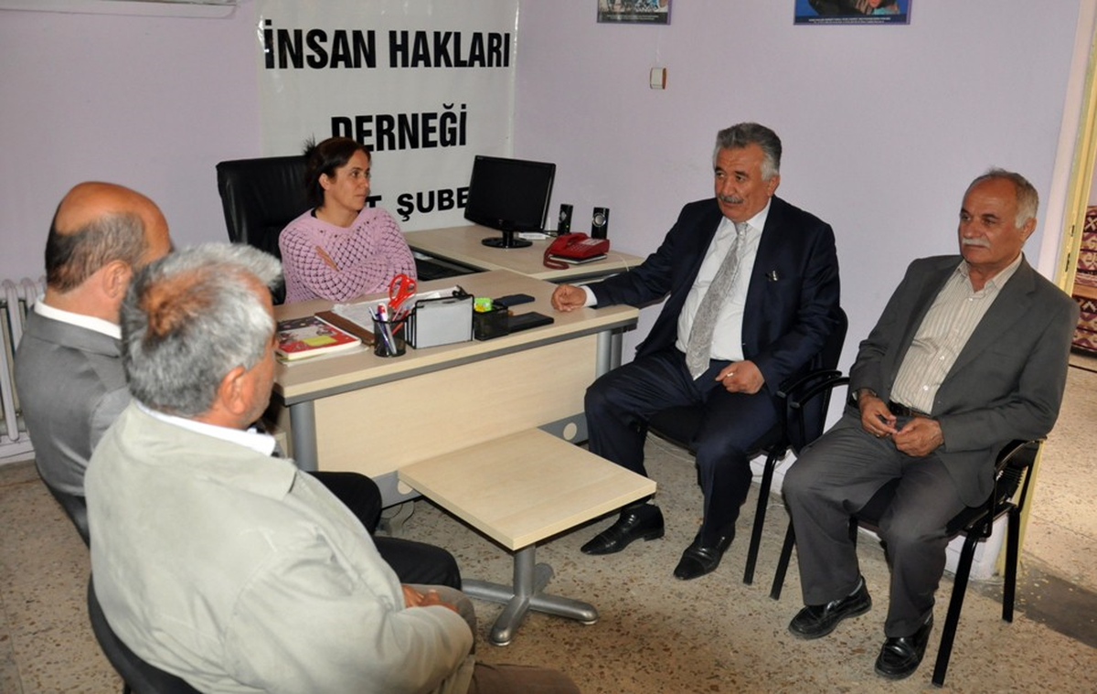 Sadak, İHD\'yi Ziyaret Etti