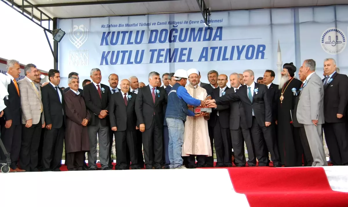 Sahabi Safvan Bin Muattal Külliyesi\'nin Cami Temeli Atıldı