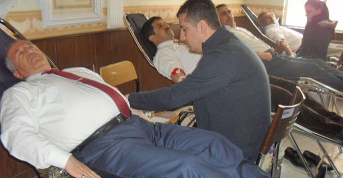 Siirt\'te Kan Bağışı Kampanyası