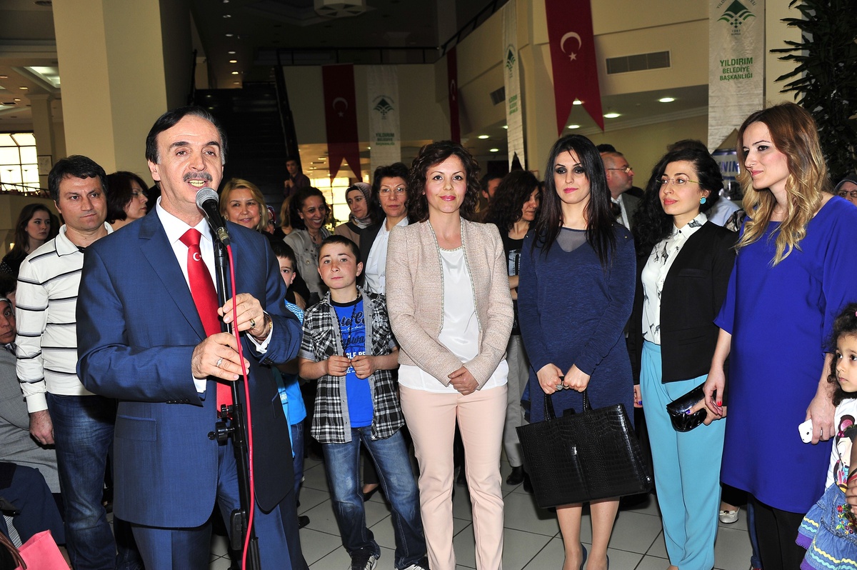Yıl-Mek Kursiyerlerinden Resim Sergisi