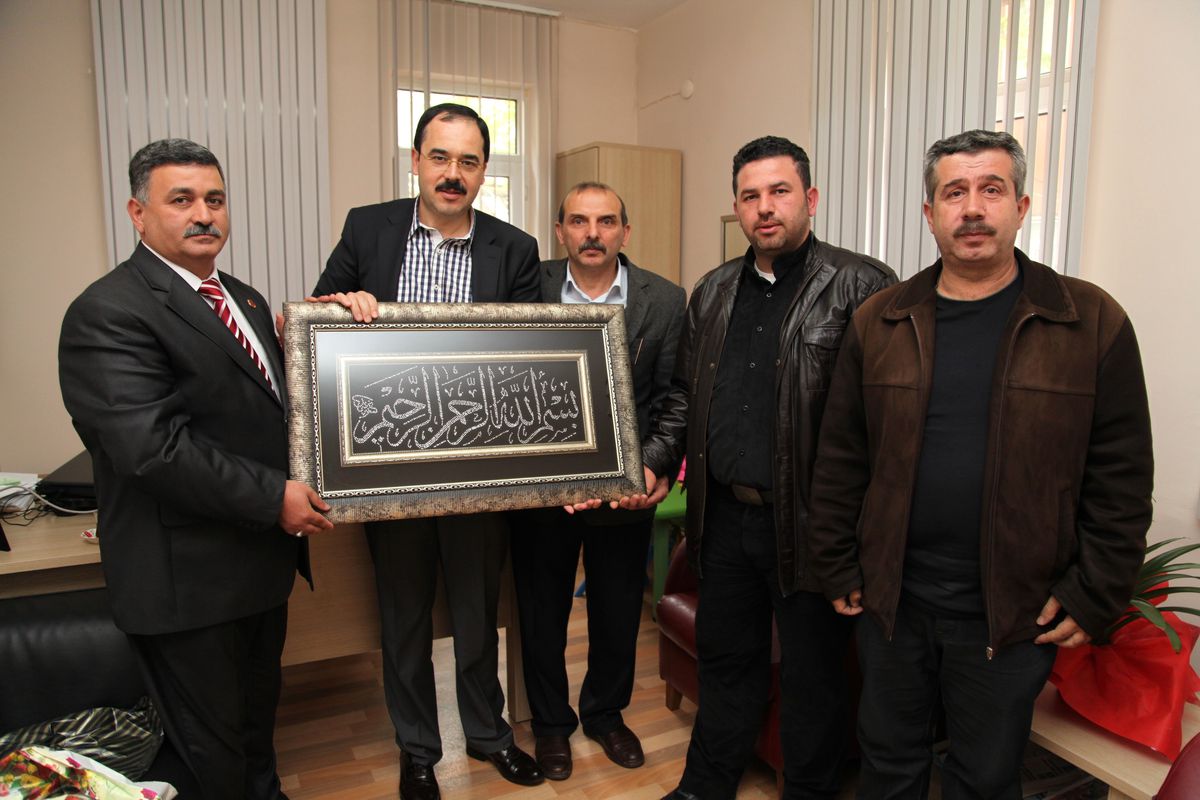 Cami Derneğinden Başkan Ayaz\'a Ziyaret