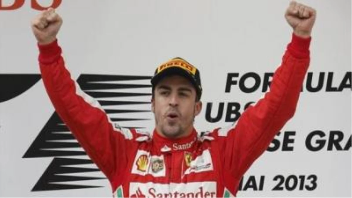 Çin Grand Prix\'sini Fernando Alonso Kazandı