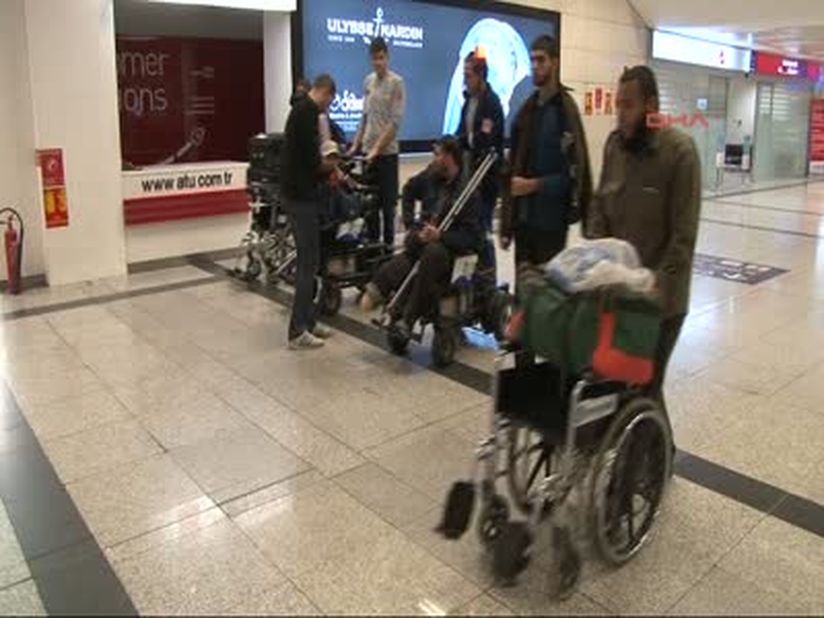 Filistinli Yaralılar Tedavileri İçin İstanbul\'da