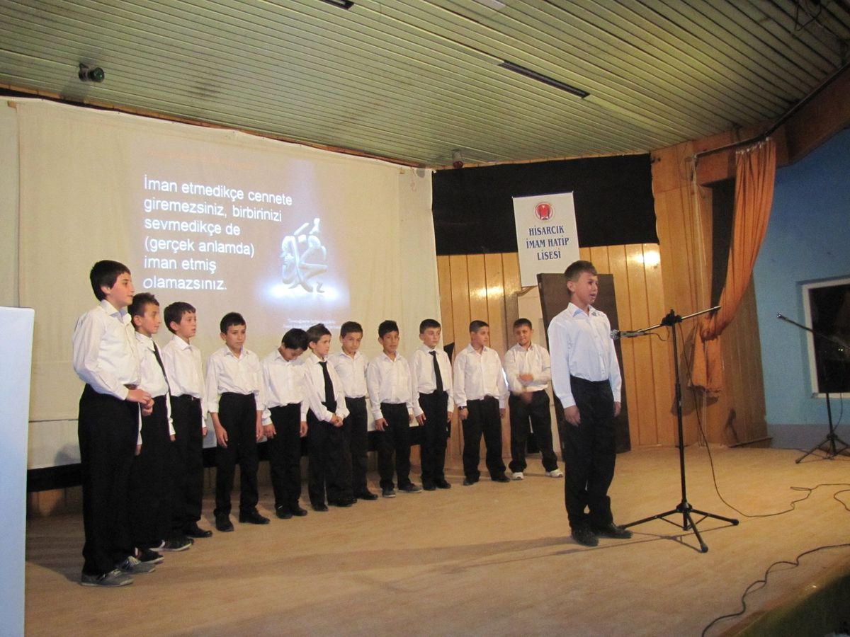 Hisarcık İmam Hatip Lisesi Öğrencilerinden Kutlu Doğum Haftası Programı