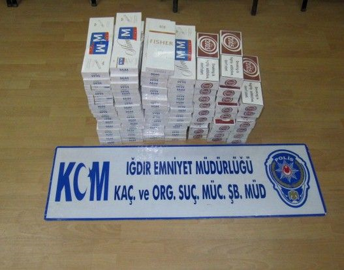 Iğdır\'da 28 Bin Paket Kaçak Sigara Ele Geçirildi