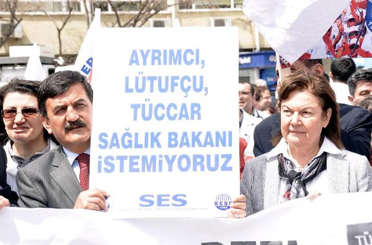 Dr.Ersin Arslan İçin Protesto Eylemi