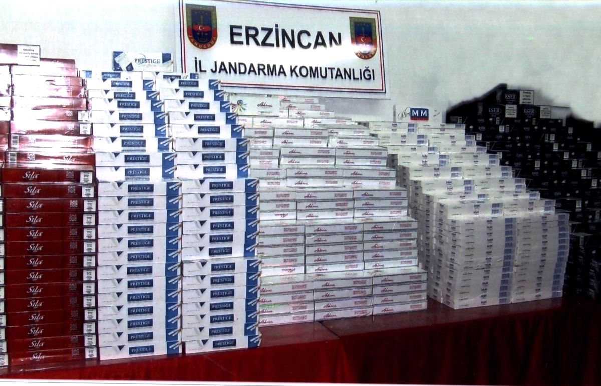 Jandarmadan Kaçak Sigara Operasyonu
