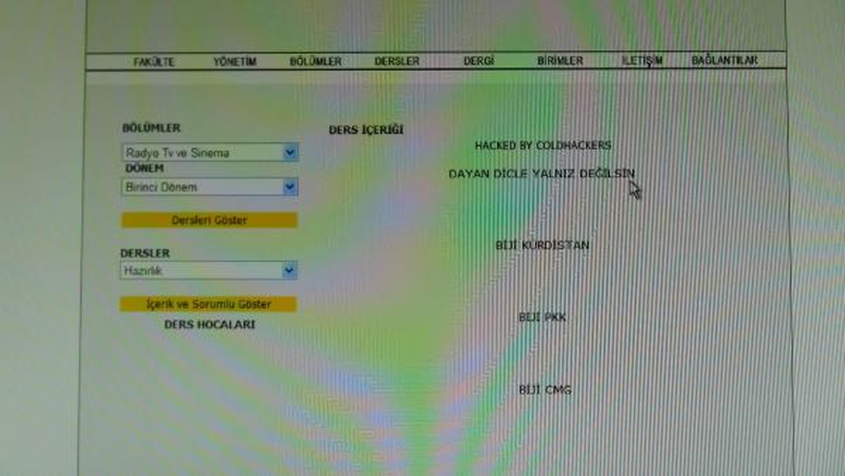 PKK\'dan Üniversite Sitesine Sanal Saldırı