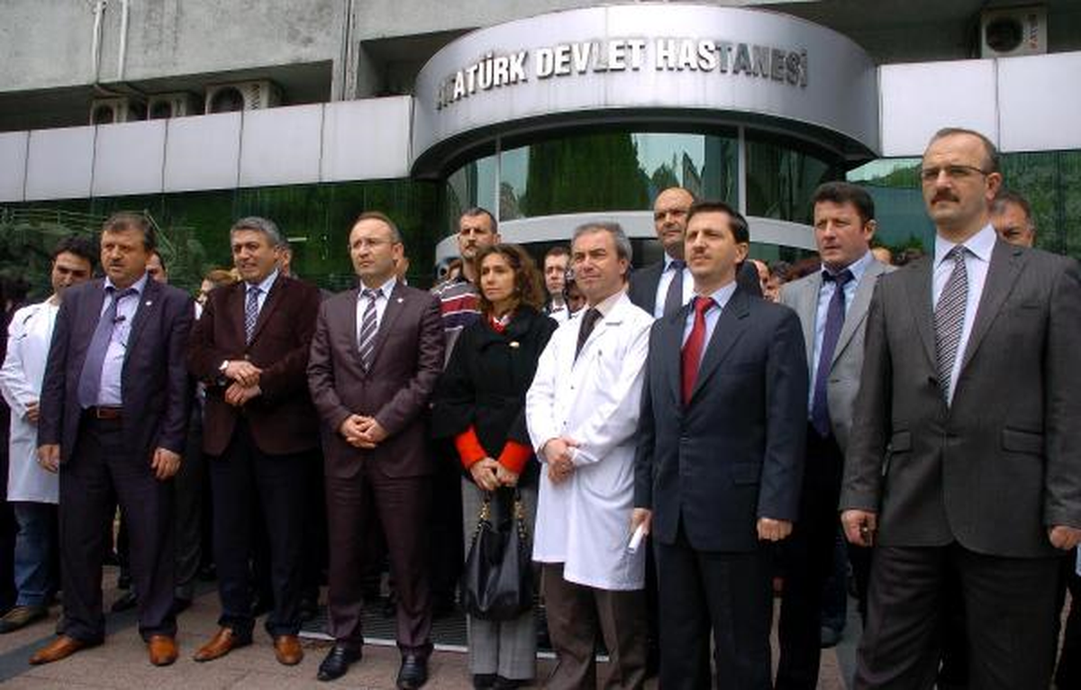Zonguldak\'ta \'Sağlıkta Şiddet\' Protestosu