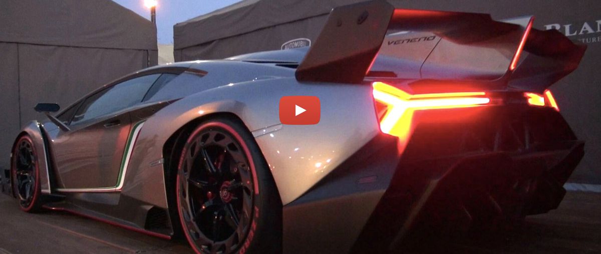3.8m $ Lamborghini Veneno \'Nun Sesini Duymak İstermisiniz?