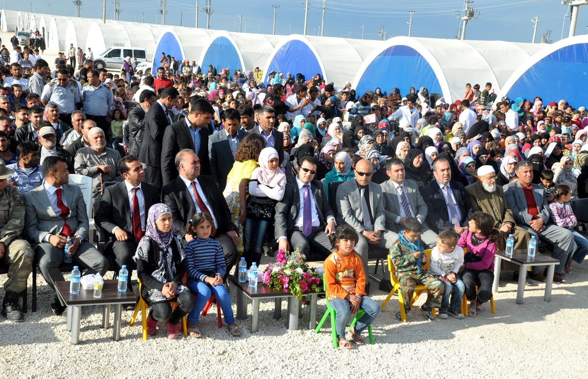 Akçakale\'deki Çadır Kentte \'Kutlu Doğum\' Etkinliği